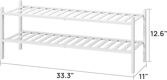 viewcare Long Shoe Rack for Entryway, Shoe Organizer for Hallway Closet - Image 2