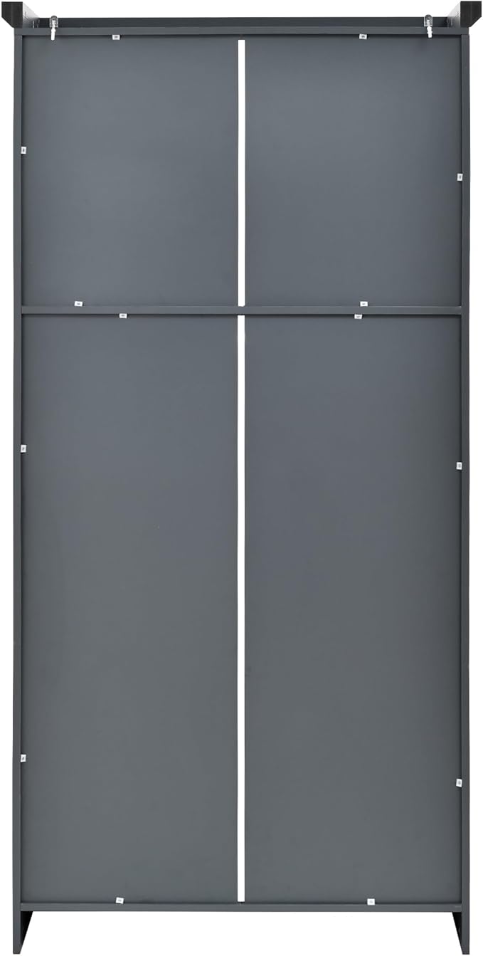 VilroCaz Freestanding Kitchen Pantry Tall Storage Cabinet, Wooden Kitchen - Image 9