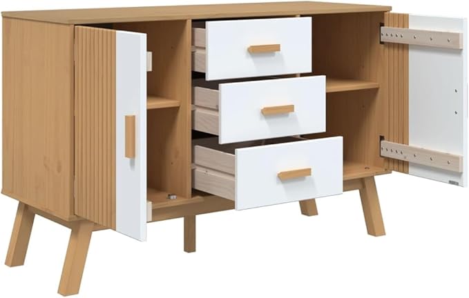 Scandinavian Sideboard with Drawers and Doors - Image 7