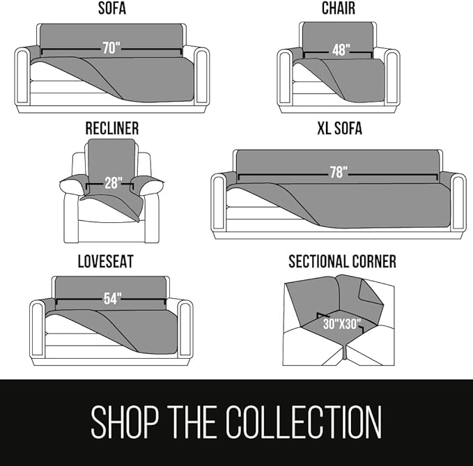 Sofa Shield® Couch Chaise Covers - Image 9