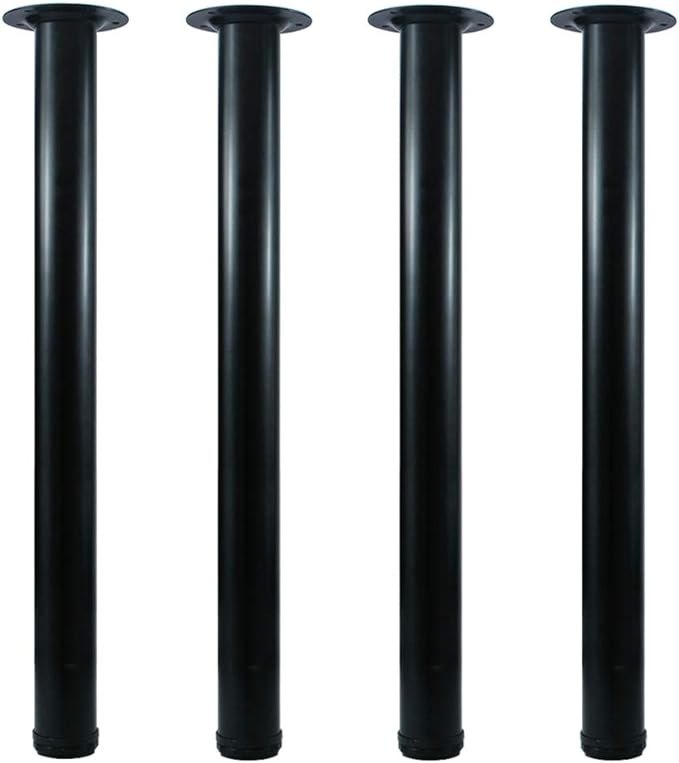 QLLY 26 inch Adjustable Metal Desk Legs, Heavy Duty Furniture Table Legs by QLLY