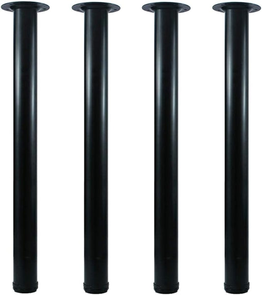 QLLY 26 inch Adjustable Metal Desk Legs, Heavy Duty Furniture Table Legs by QLLY