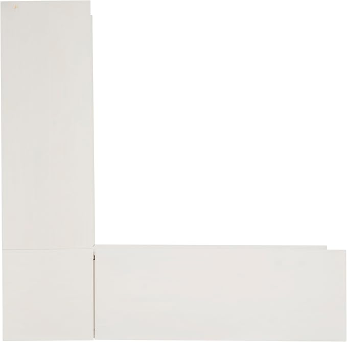 Linon Harris White Solid Pine Backless Nook - Image 15