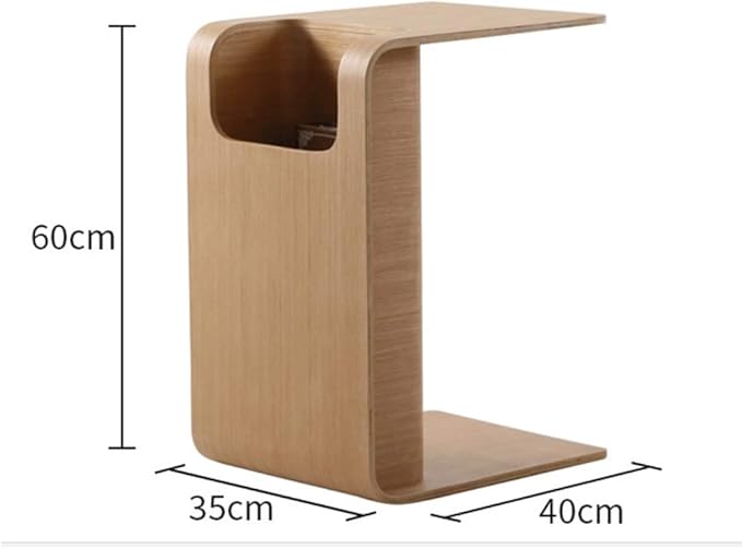 Nordic Solid Wood Sofa A Few Angle Mini Small Tea Table is Contracted While - Image 2