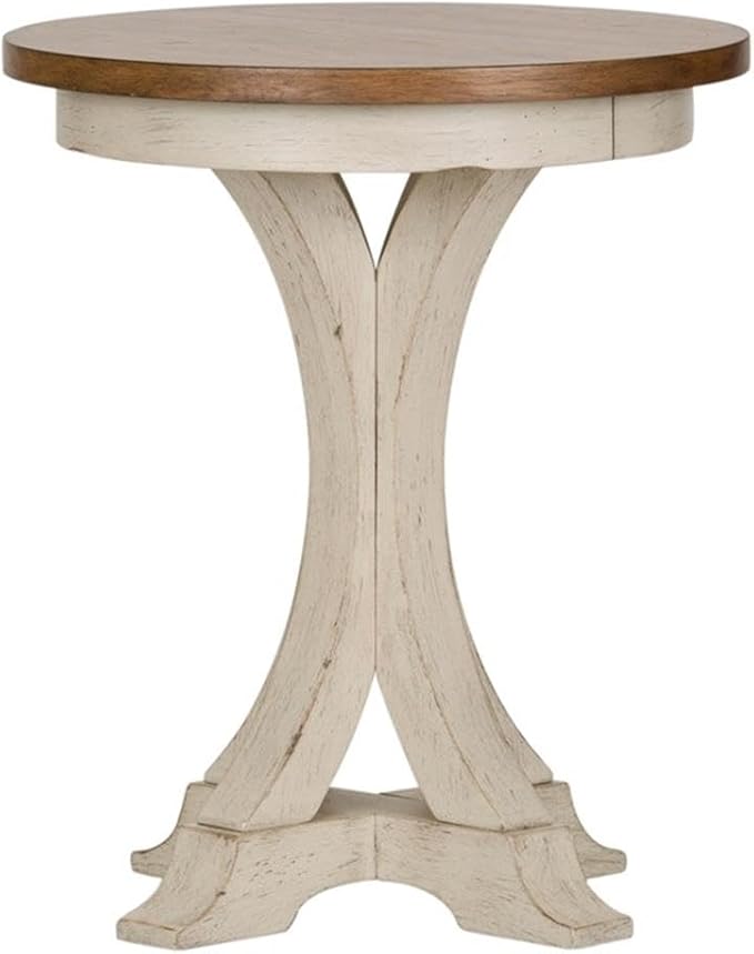 Liberty Furniture Industries Farmhouse Reimagined Round Chair Side Table - Image 6