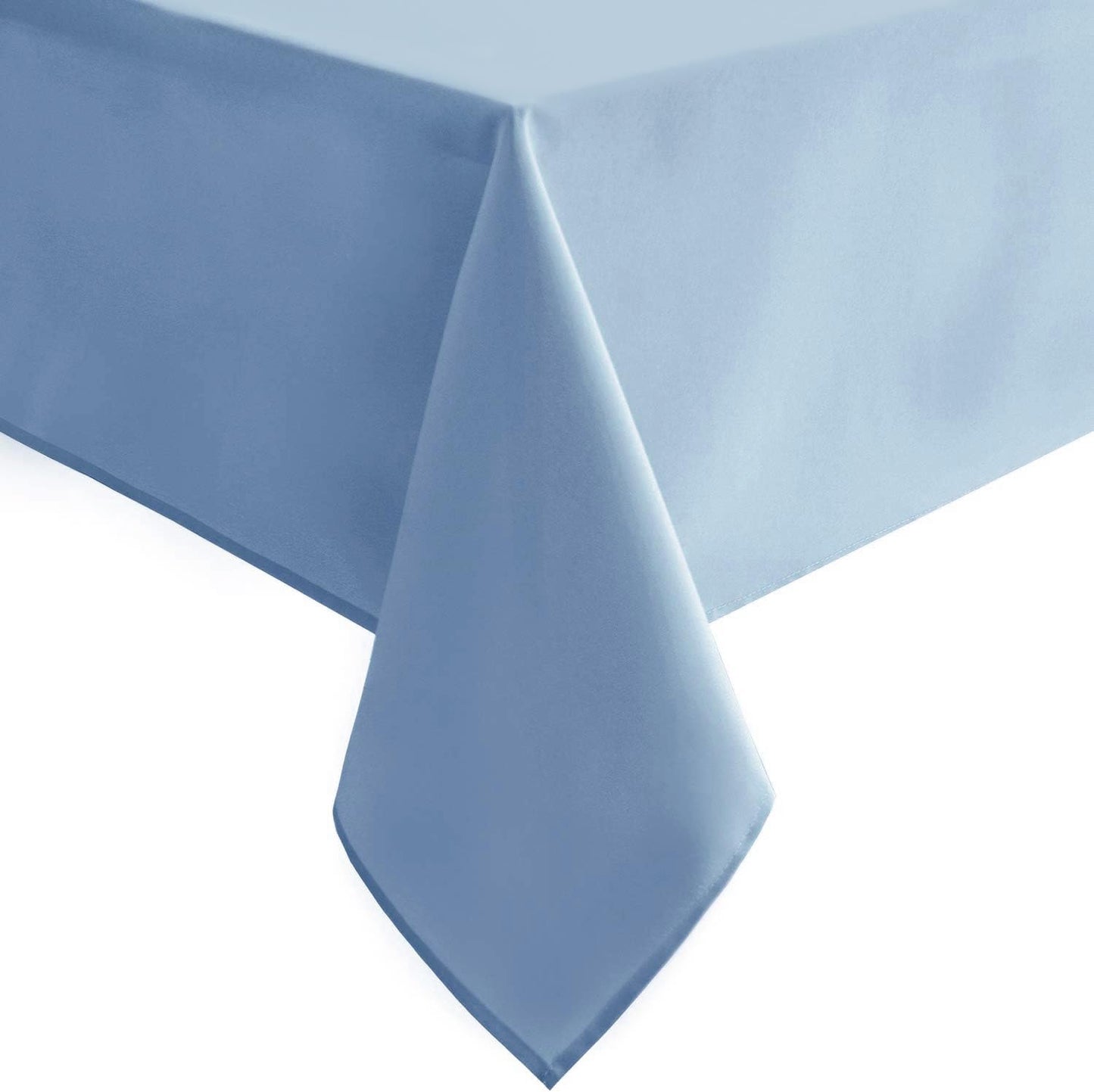Hiasan Dusty Blue Rectangle Tablecloth - Waterproof Spillproof and Wrinkle Resistant Washable Polyester Table Cloth for Dining Party, 52 x 70 inch