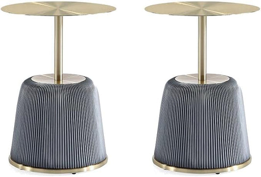 Manhattan Comfort Anderson Modern 15.75" Round End Tables 1.0 by ManhattanComfort