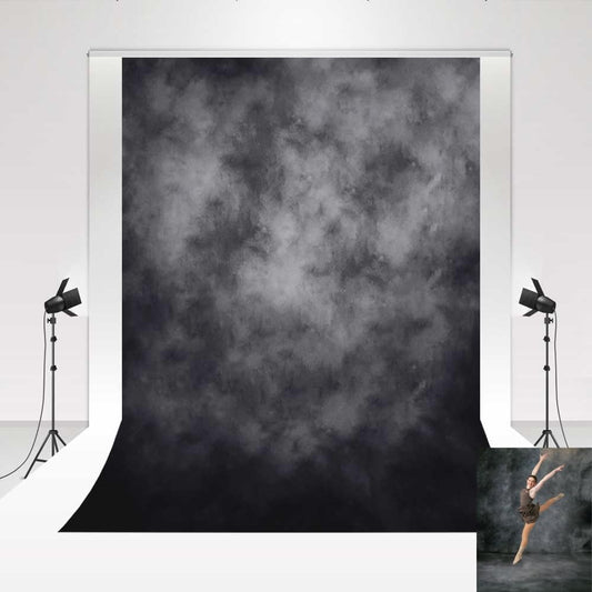 Kate 5x7ft/1.5x2.2m Medium Grey Portrait Backdrop Headshot Background Gray Texture Fabric Photography Studio Props