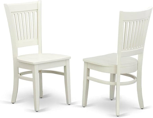 East West Furniture VAC-LWH-W Vancouver Dining Chairs by EastWestFurniture