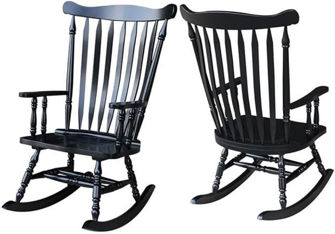 International Concepts Williamsburg Rocker Antique Black - Image 5