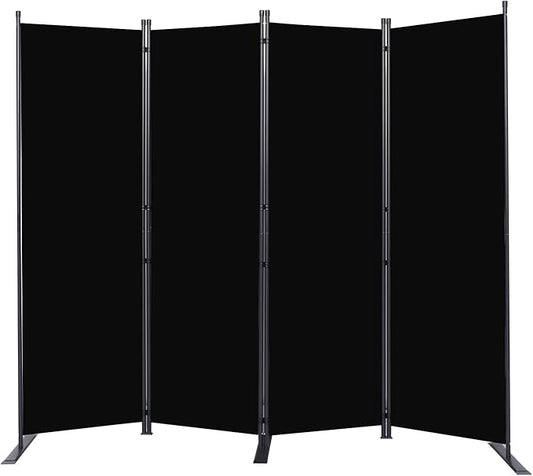Room Divider 6FT Portable Room Dividers and Folding Privacy Screens, 4 Panel by HOMSCREENER