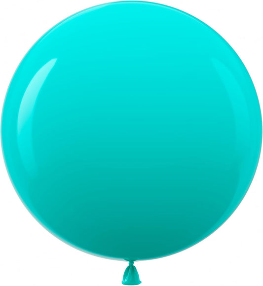Bezente Teal Giant Balloons 36 Inch - 8 Pack Jumbo Teal Balloons Large Round Turquoise Latex Balloons for Wedding Bridal Shower Birthday Party Backdrop Decorations