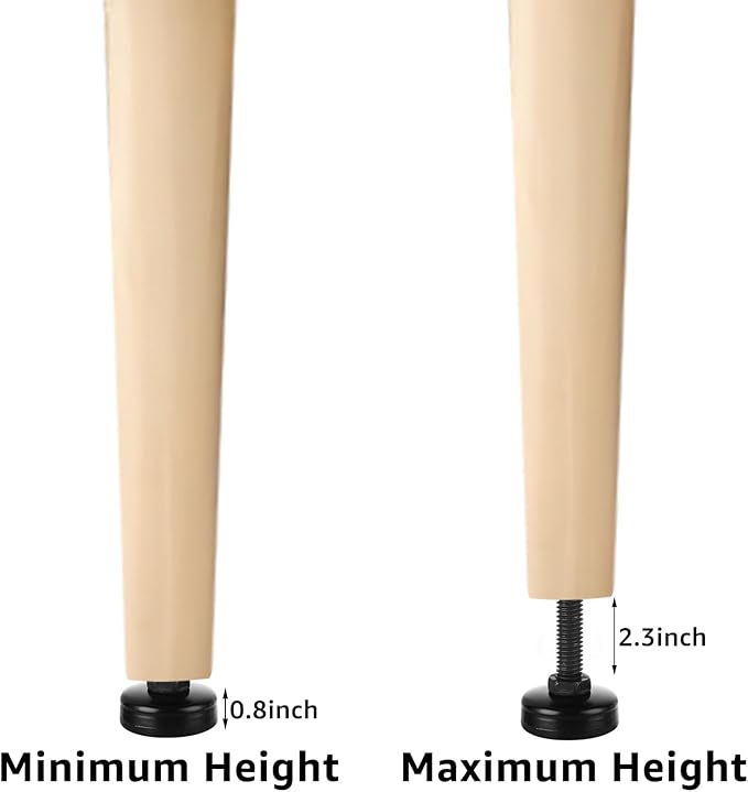 20Pack Adjustable Leveling Feet, 3/8”-16 Thread Heavy Duty Furniture Levelers - Image 4