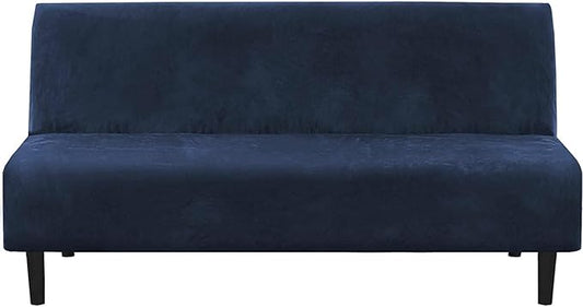 H.VERSAILTEX Real Velvet Futon Cover Armless Sofa Covers Sofa Bed Covers by HVERSAILTEX