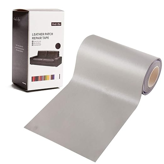 Leather Repair Patch Tape Light Gray 3 x 60 inch Self Adhesive Leather Repair by Cindy%27s+Tape
