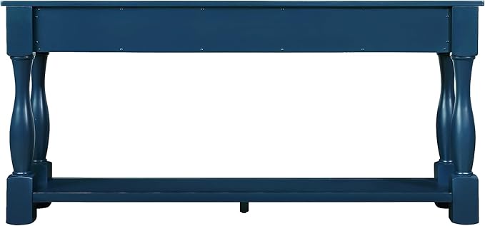 Knocbel Long Antique Entry Console Table - Image 5