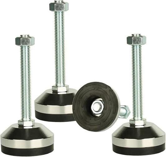 Heavy Duty Leveling Screw Leg, Leg Leveler 2.36" Dia Base, Adjustable Leveling by MUHOUZHINANG