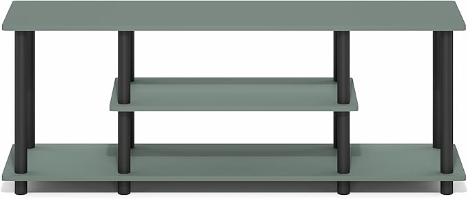 Furinno Turn-N-Tube TV Stand, 3-Tier Open Frame Rectangular Entertainment Center - Image 6