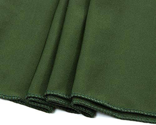 VDS Pack of 150 PCS | Olive Green | Spandex Chair Sashes Bows Without Buckle | Stretch Elastic Banquet Universal Folding Chair Band Tie with for Wedding Party Conference Celebration Event Decoration