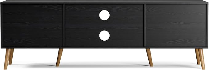 ZttRiee TV Stand for TVs up to 65'', Entertainment Center - Image 6