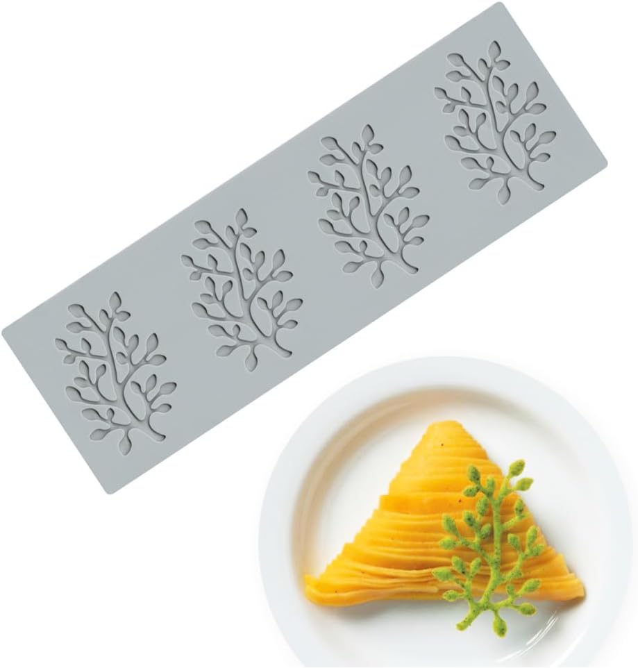 Lace Silicone Cake Molds, Leaf Molds Silicone Baking Molds Fondant Molds, Polymer Clay Molds for Baking, Sugar Craft, Dessert Cake Decoration