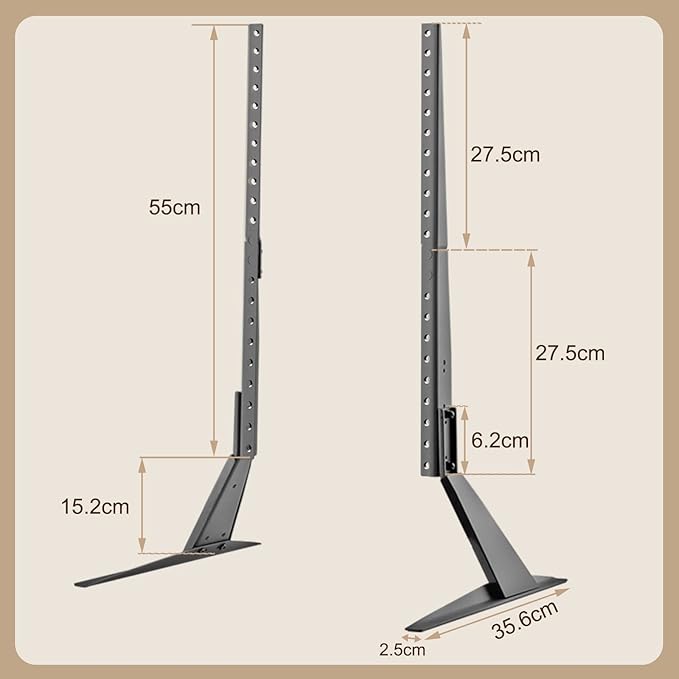Universal TV Stand, Metal TV Legs - Image 8