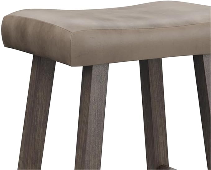 Hillsdale Furniture Saddle Counter Stool, Rustic Gray - Image 6
