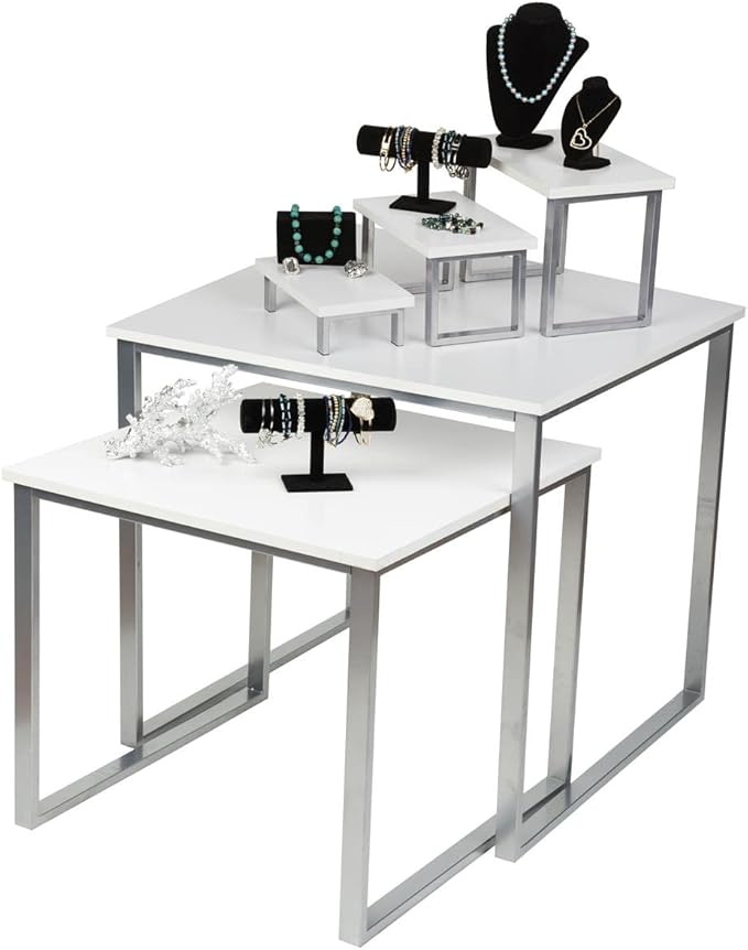 Displays2go Set of 2 Nesting Tables - Image 2