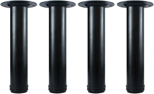QLLY 10 Inch Adjustable Metal Coffee Table Legs, Heavy Duty Round Furniture Legs by QLLY