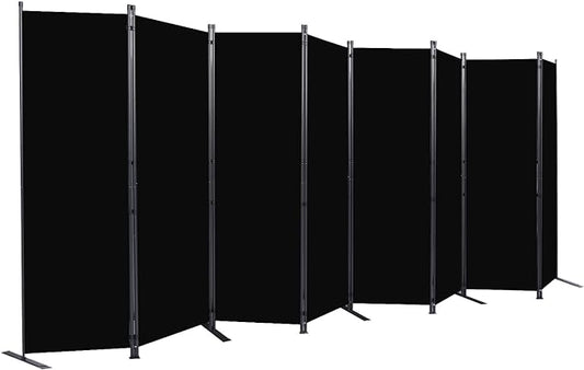 Room Divider 6FT Portable Room Dividers and Folding Privacy Screens, 8 Panel by HOMSCREENER