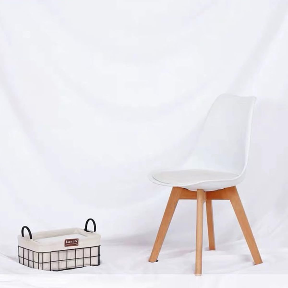 Solid Photography Backdrop Background Chromakey Muslin Portrait Background Screen for Photo Video Studio… (White, 8x10ft)