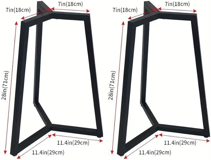 Metal Round Table Legs 28 Inch Metal Coffee Table Legs - Image 5