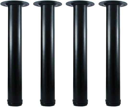 QLLY 14 Inch Adjustable Metal Coffee Table Legs, Heavy Duty Round Furniture Legs by QLLY