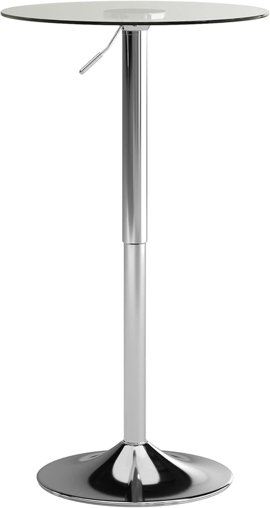 Flash Furniture Chad 23.5'' Round Glass Cocktail Table by FlashFurniture