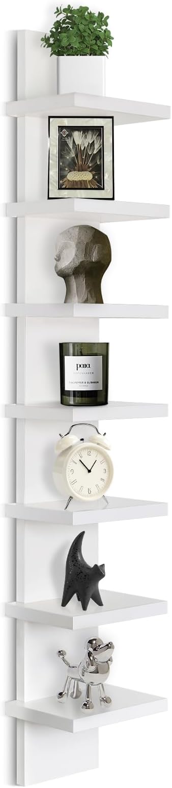 Homaterial Small 7 Tier Vertical Wall Shelf by Homaterial