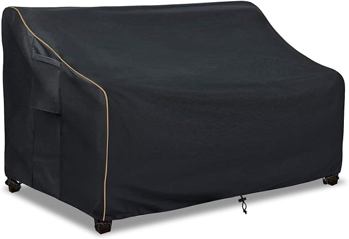 Patio 3-Seater Sofa Cover, Outdoor Couch Cover Fits up to 76W x 32.5D x 33H by LSongSKY