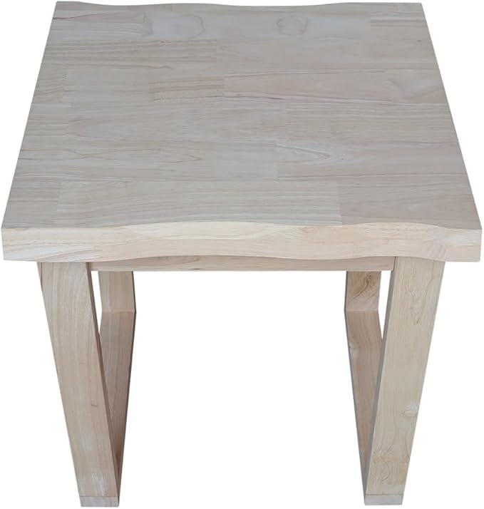International Concepts Live Edge Solid Wood End Table - Image 5