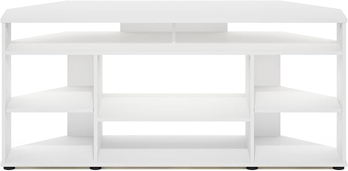 Furinno BESI TV Stand, No Tools Assembly Industrial Style Entertainment Center - Image 3