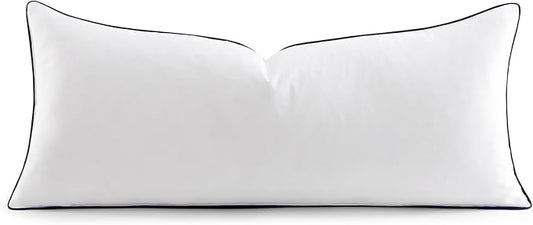 MIULEE Goose Feather Down 14x36 Pillow Insert by MIULEE