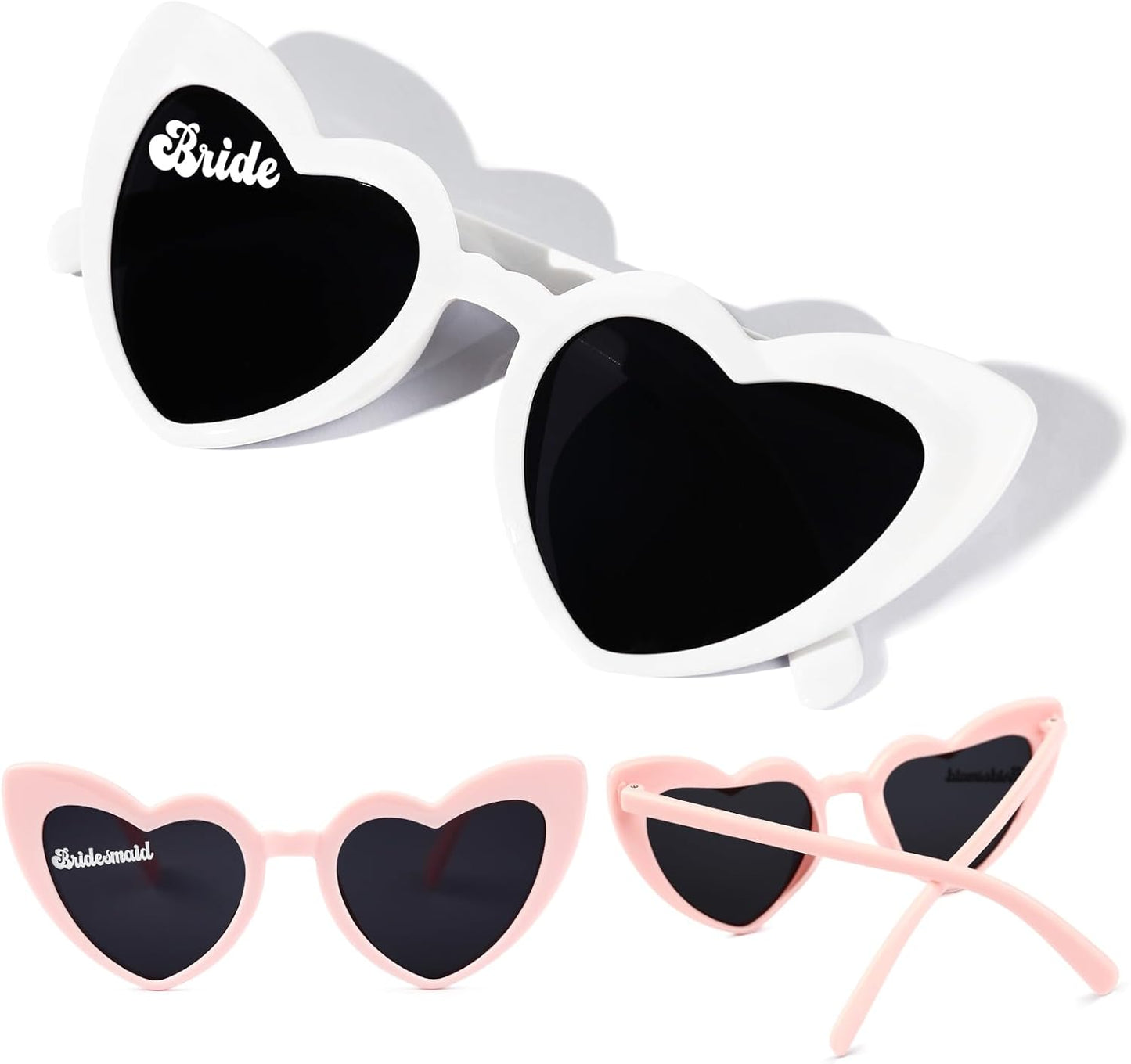 YOGFIT Heart Sunglasses for Women Fashion Classic Love Eye Protection Sunglasses Vintage Cute Heart Sunglasses