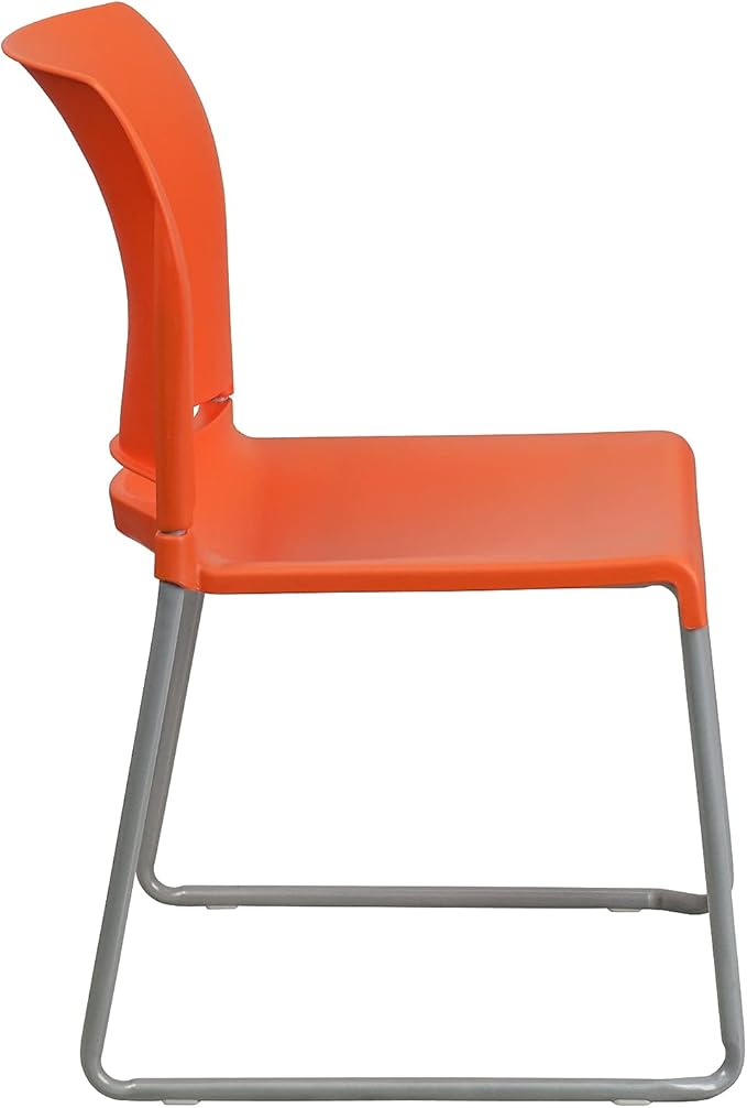 Flash Furniture HERCULES Series 880 lb. Capacity Orange Full Back Contoured - Image 7