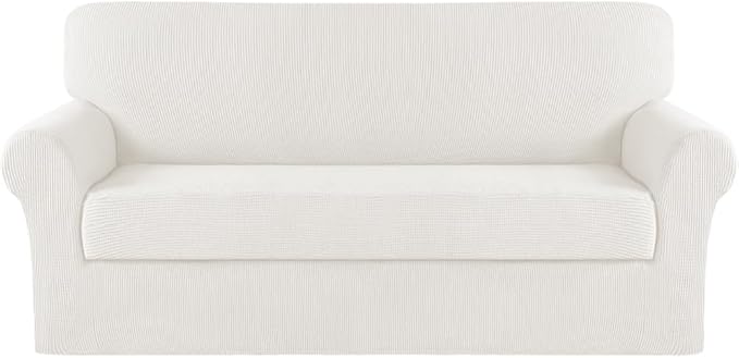 Turquoize Stretch Sofa Slipcover 2 Pieces Sofa Cover Couch Cover by Turquoize