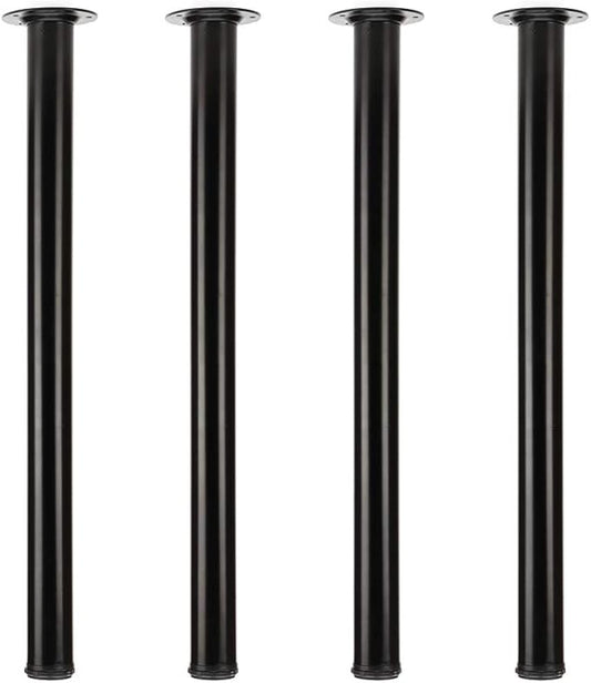 QLLY 28 inch Adjustable Metal Desk Legs, Heavy Duty Furniture Table Legs by QLLY