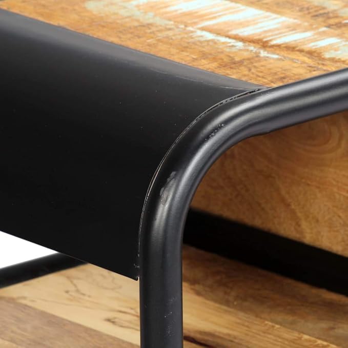 Console Table 46.5"x11.8"x29.5" Solid Reclaimed Wood End Table End Tables - Image 6