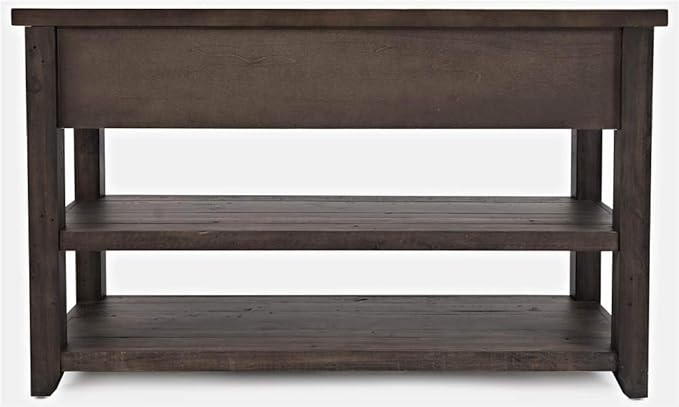 Jofran Madison County Harris Console Sofa Table, Barnwood Brown - Image 4