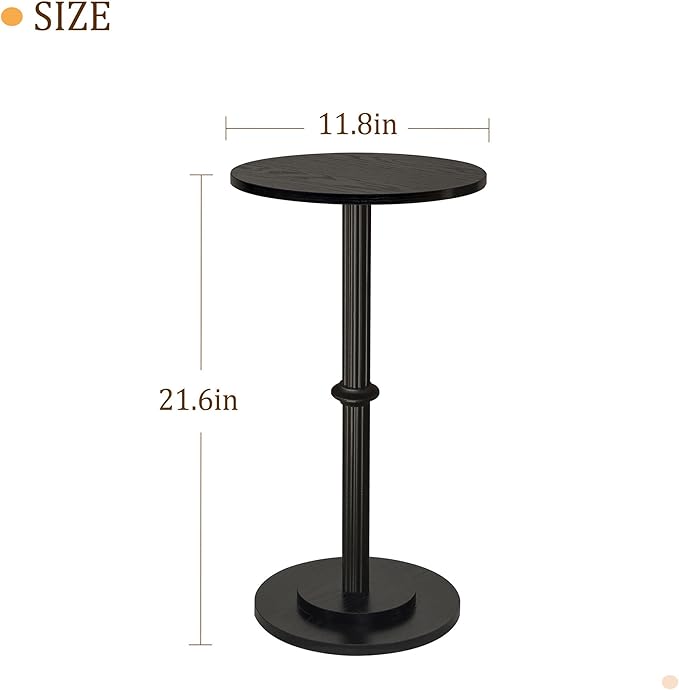 MaxSmeo Drink Table, Small Side Table - Image 3