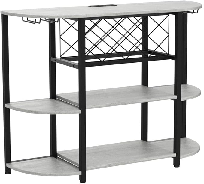 Unikito 4-Tier Metal Coffee Bar Cabinet - Image 5