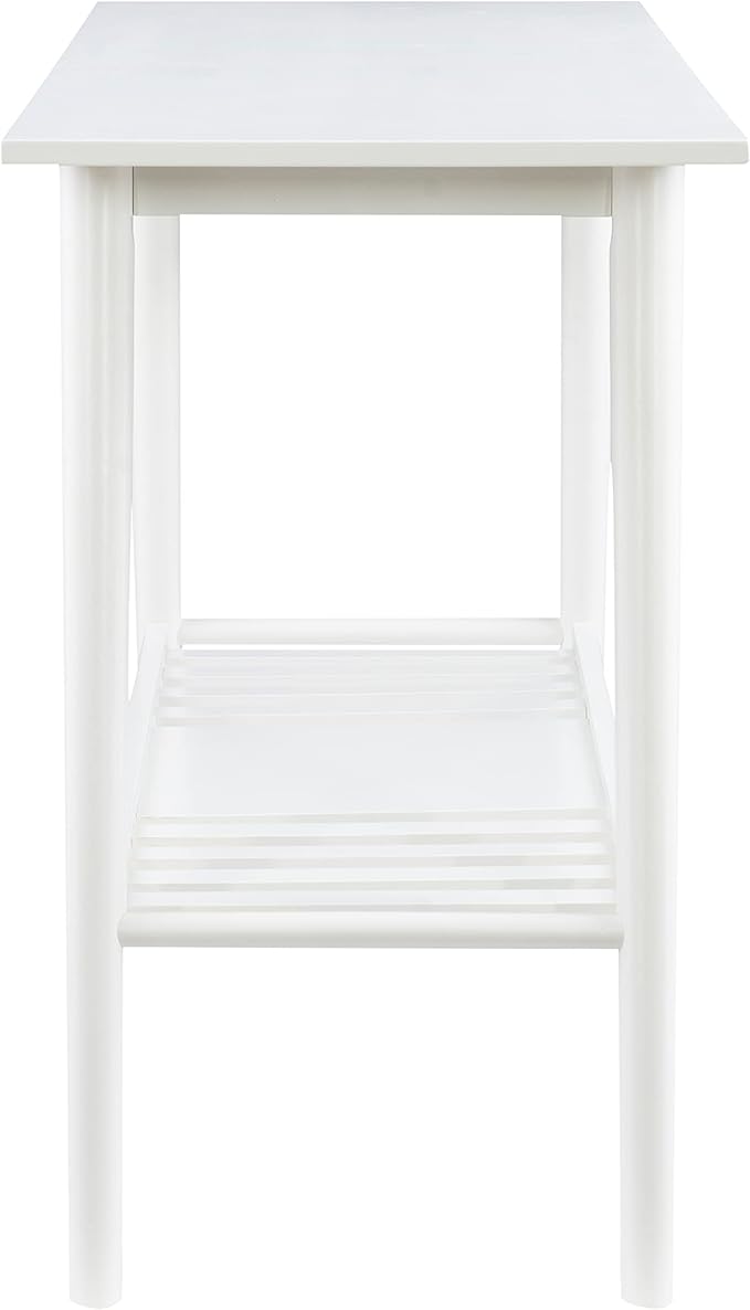 Linon Melissa White Mid Century Console Table - Image 11