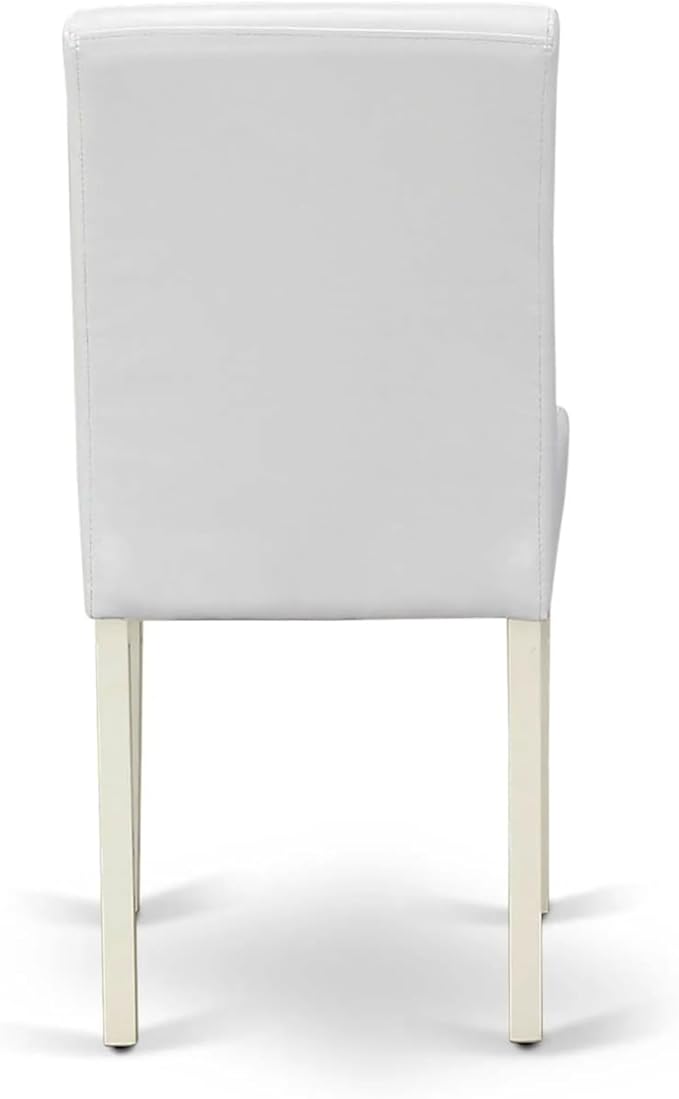 East West Furniture ABP2T64 Abbott Classic Parson Dining Chairs - Image 8