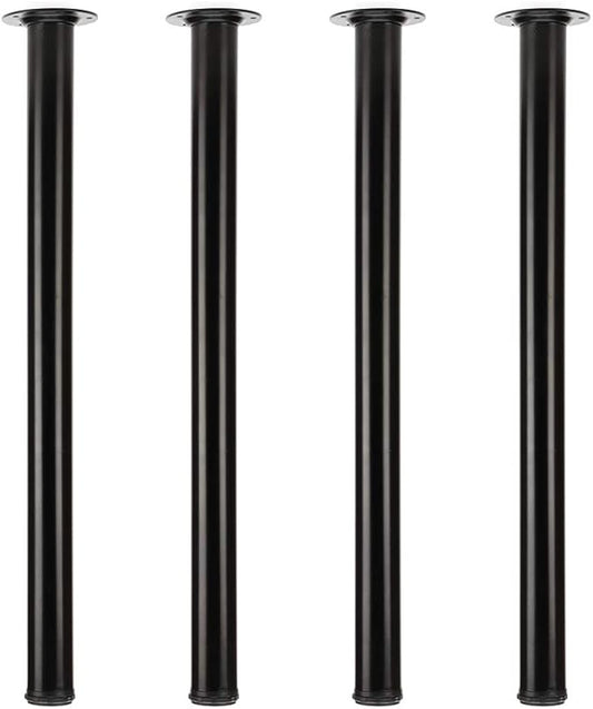 QLLY 29.5 inch / 75cm Adjustable Metal Desk Legs, Heavy Duty Furniture Table by QLLY